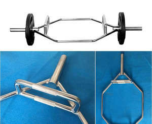 Anillos de barra <span class=keywords><strong>Oly</strong></span> de alta calidad entrenamiento profesional gimnasio Fitness acero estándar Deadlift alta calidad culturismo seguridad trampa hexagonal - Product Image 4