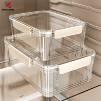 Boîte de rangement pour réfrigérateur en plastique épaissi XinHang, conteneur de rangement ménager, boîte de rangement en plastique pour fruits et légumes