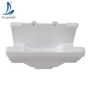 Système de <span class=keywords><strong>gouttière</strong></span> de toit en <span class=keywords><strong>PVC</strong></span> pour la récupération de l'eau de pluie, blanc et noir, vente en gros au Nigeria - Product Image 5