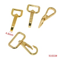 Anneaux à ressort d'usine, crochet de laisse pour chien, mousqueton, quincaillerie pour sac à main, crochet pivotant, mousqueton en alliage de zinc durable pour sac