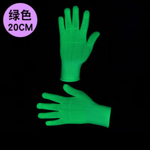 Guantes fluorescentes hasta la muñeca que brillan en la oscuridad para bares, discotecas, escenarios, bailes, conciertos, ambiente festivo - Product Image 3