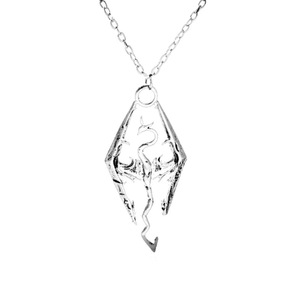 <span class=keywords><strong>The</strong></span> <span class=keywords><strong>Elder</strong></span> Scrolls Logo Skyrim Dinosaure Pendentif Collier Européen et Américain Jeu Accessoires autour - Product Image 5