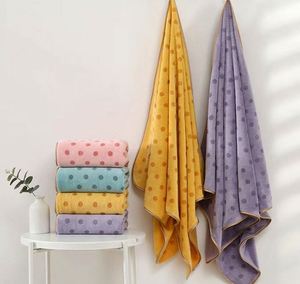 Serviette de Bain en Velours Corail Tissé à Séchage Rapide, Couleur Unie, Douce et Absorbante, avec Logo Personnalisé, pour Femme - Product Image 2