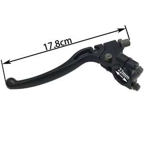 1 paire Universel 22mm <span class=keywords><strong>Moto</strong></span> <span class=keywords><strong>Frein</strong></span> <span class=keywords><strong>et</strong></span> <span class=keywords><strong>Embrayage</strong></span> <span class=keywords><strong>Poignée</strong></span> Levier - Product Image 2