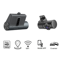 Richmor Mini Caméra embarquée IA ADAS DSM DMS Intelligente à double objectif Enregistrement DVR pour Taxi Fourgon Camion