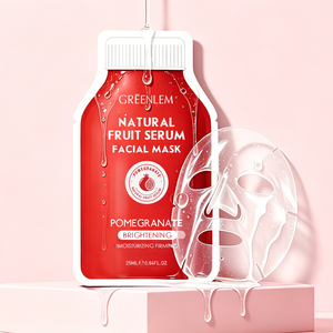 Mascarilla Facial de Granada Roja de Marca Privada para Aclarar la Piel - Product Image 2