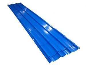 Tuiles en acier colorées pour toiture, Aluzinc, tôles métalliques ondulées, différents types de tôles de toiture - Product Image 2