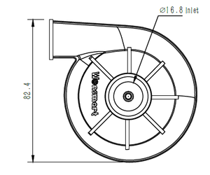 50,000 סל "ד יעילות גבוהה ללא מברשות 47m 3/h אוויר <span class=keywords><strong>dc</strong></span> מפוח עבור מכשיר רפואי עם נהג - Product Image 5