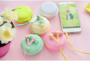 Écouteurs Macaron Style tendance avec Macaron Cox coloré NOUVEAUX écouteurs mode dans l'oreille - Product Image 2