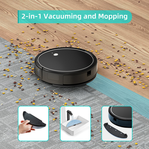 Klinsmann-<span class=keywords><strong>Robot</strong></span> aspirador inteligente automático, nuevo diseño, succión potente de 1800Pa, con caja de cubo de basura de 350Ml - Product Image 2