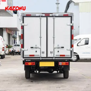 Tersedia harga kejutan EV Panel Van kecepatan tinggi truk listrik LHD kendaraan komersial listrik konsol multibahasa truk kecil