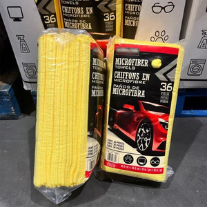 16 * 16in grande serviette de séchage de voiture ourlée Auto cire détaillant siège de voiture serviette <span class=keywords><strong>Garage</strong></span> Ultra peluche microfibre séchage rapide serviette de voiture - Product Image 6