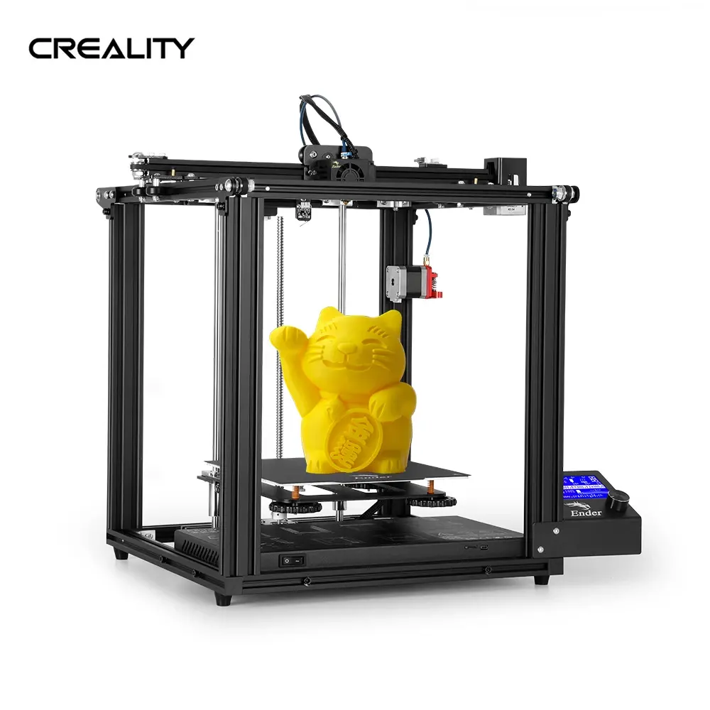 Official Creality Ender 5 Pro 3D Printer Upgraded Silent Mother Board Metal Feeder Extruder and Capricorn Bowden PTFE Tubing