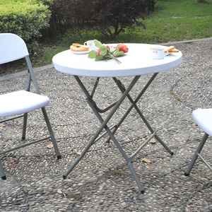 Bán buôn thanh bên bảng gấp nhựa trắng Vòng Cocktail bảng cho tất cả các loại hoạt động - Product Image 4