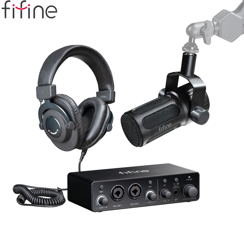 Fifine SC8 RGB PC Recording Studio