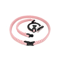 Nouvelle Conception Sangle d'épaule rose en Paracord 550 pour Bouteille d'eau – Accessoire Durable