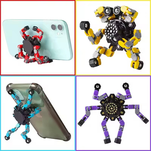 <span class=keywords><strong>Fidget</strong></span> <span class=keywords><strong>Spinner</strong></span> in Plastica Trasformabile Fai-da-te, Giroscopio Meccanico, Giocattoli Sensoriali Antistress - Product Image 6