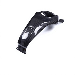 Couverture de réservoir de carburant en fibre de carbone sèche 3K, brillante/mate, légère, haute résistance, ajustement direct, trous de fixation pré-percés pour F900R - Product Image 1