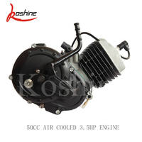 KOSHINE Nouveau Moteur 49CC 2 Temps CDI à Démarrage au Pied Refroidi par Air pour Morini S6