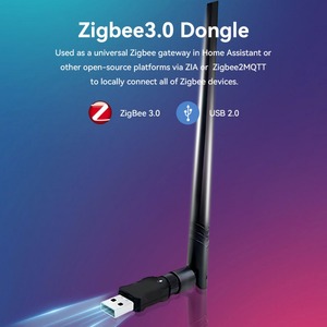 Zigbee 3.0 USB dongle Gateway 20dBm SMA Antenna 32 + Thiết bị tương thích nhà trợ lý Alexa Google nhà hoạt động Android Wifi - Product Image 4