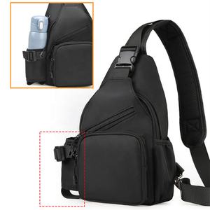 Sac bandoulière multi-poches personnalisé en usine, grande capacité, imperméable, unisexe, en nylon, pour le sport et les affaires - Product Image 3