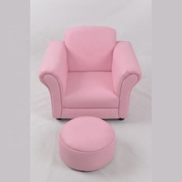 Fauteuil canapé confortable design moderne avec pouf pour la maternelle et le préscolaire pour la chambre à coucher ou le salon