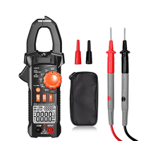 Penjepit Meter Elektronik AC DC Watt, Penjepit Meter Digital Multimeter Tampilan LCD