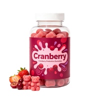 Gummies Probiotiques à la Canneberge pour Femmes avec Prébiotiques Soutien Immunitaire et Digestif Formule Végétalienne Saveur Canneberge