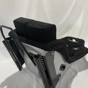 Sedile da corsa a secchiello monofacciale in fibra di vetro progettato da corsa con staffa di montaggio regolabile - Product Image 5