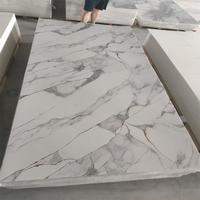 Lámina de PVC Duradera con Textura de Mármol, Impermeable, Resistente al Fuego, Revestimiento de Pared Decorativo Moderno para Uso Doméstico
