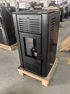 Poêle à <span class=keywords><strong>granulés</strong></span> autoportant de style nordique, efficacité de chauffage de 90 %, couleur personnalisée, économie d'énergie, utilisation intérieure, 3-8 kW - Product Image 6