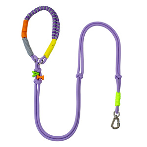 Correa para mascotas de la serie Dopamine con trenzas de letras con cuentas, adecuada para perros medianos y grandes. - Product Image 3