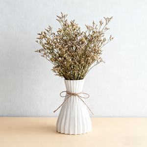 Vase en <span class=keywords><strong>origami</strong></span>, vase à fleurs en plastique blanc pour la décoration de la maison - Product Image 1