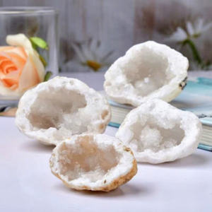 Pierre brute en gros, Agate marocaine naturelle, spécimen minéral blanc, pierre d'aromathérapie, décoration - Product Image 2