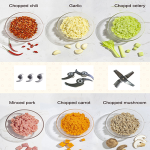 ME QDMECH Fabriqué en Chine, hachoir alimentaire en acier inoxydable, machine commerciale pour la viande, les légumes et les fruits - Product Image 3