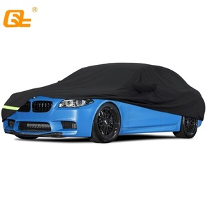 Fundas Impermeables para Automóviles, Personalizadas para BMW Serie 5 2004-2022, 100% Impermeables y Resistentes al Viento, con Correa y Cierre de Doble Puerta - Product Image 1