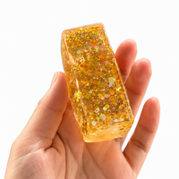 Bâton de beurre moulable anti-stress, jouet extensible et compressible en maltose avec paillettes, cadeau de Noël, boîte mystère de bureau