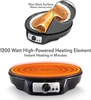 Nouveau Design 3 en 1 Machine à crêpes et crêpes électrique Portable antiadhésif crêpe Pizza Maker automatique