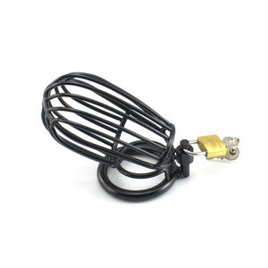 Металлический полый мужской пояс верности, замок для пениса, большая клетка для члена, секс-игрушки для мужчин - Product Image 2