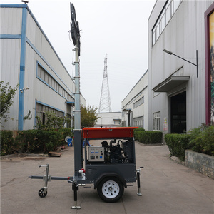 Tour d'éclairage mobile avec réservoir de carburant de <span class=keywords><strong>100</strong></span> L, moteur Kubota de 3,5 kW, 400 W*4 LED, station d'éclairage remorquable - Product Image 5