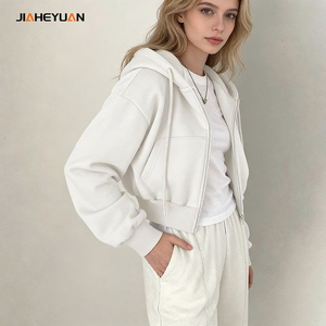 Felpa con Cappuccio Gotica da <span class=keywords><strong>Donna</strong></span>, Casual, Oversize, Impermeabile, con Zip, Stampa Antirughe, Tasca Frontale, per Primavera e Autunno - Product Image 2