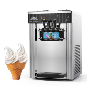 Thương mại chất lượng cao 3 hương vị mềm phục vụ Ice Cream Maker hiệu quả 220V Ice Cream Making <span class=keywords><strong>Machine</strong></span> cho Ice Cream cửa hàng cho sữa - Product Image 1