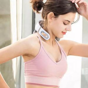 Nuevo Masajeador de Cuello Eléctrico de Pulso Recargable con Cuatro Cabezales de Masaje Inalámbrico - Product Image 4