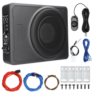 Caisson de Basses Actif Extra-Plat RC 10 Pouces 600W pour Installation Sous Siège, <span class=keywords><strong>Subwoofer</strong></span> Audio Voiture Haute Puissance Pure Basse pour Véhicules 12V et Camions - Product Image 6