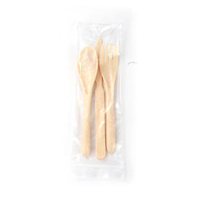 Ensemble de couverts de voyage portables en plastique avec étui pour le camping, le pique-nique, les ensembles de cuillères et fourchettes réutilisables pour les barbecues en plein air, les voyages en voiture, la vaisselle de table - Product Image 3