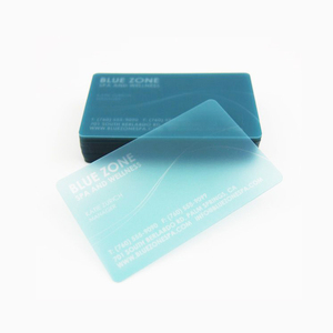 Offre Spéciale – Cartes de Visite Personnalisées en PVC Transparent à Prix Abordable avec Votre Propre Design (OEM) - Product Image 1