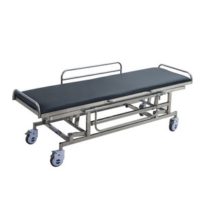 Carrito de Hospital de Acero Inoxidable L2040XW660XH500-800mm con 4 Ruedas, Diseño Industrial Duradero - Product Image 1