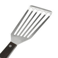 Spatule à poisson flexible en acier inoxydable avec poignée en bois, offre spéciale
