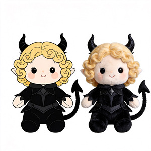 Muñecos de Peluche al por Mayor de 7 Pulgadas, Juguetes de Peluche Suaves para Bebés, Muñecos de Peluche de <span class=keywords><strong>Diablillo</strong></span>, Peluches Personalizados con MOQ Bajo - Product Image 1