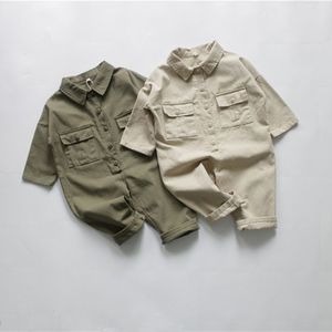 <span class=keywords><strong>Tuta</strong></span> da Lavoro Autunnale <span class=keywords><strong>per</strong></span> <span class=keywords><strong>Bambini</strong></span> con Tasche, Abbigliamento in Cotone a Maniche Lunghe Traspirante <span class=keywords><strong>per</strong></span> <span class=keywords><strong>Bambini</strong></span>, Logo Personalizzabile <span class=keywords><strong>per</strong></span> Neonati e Bambine - Product Image 1